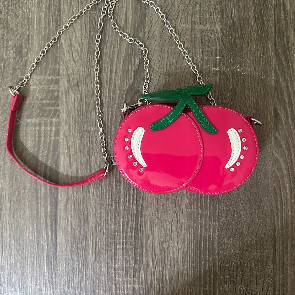 Sugar Thrillz Cherry On Top Coin Purse / Crossbody Bag - Picture 5 of 8